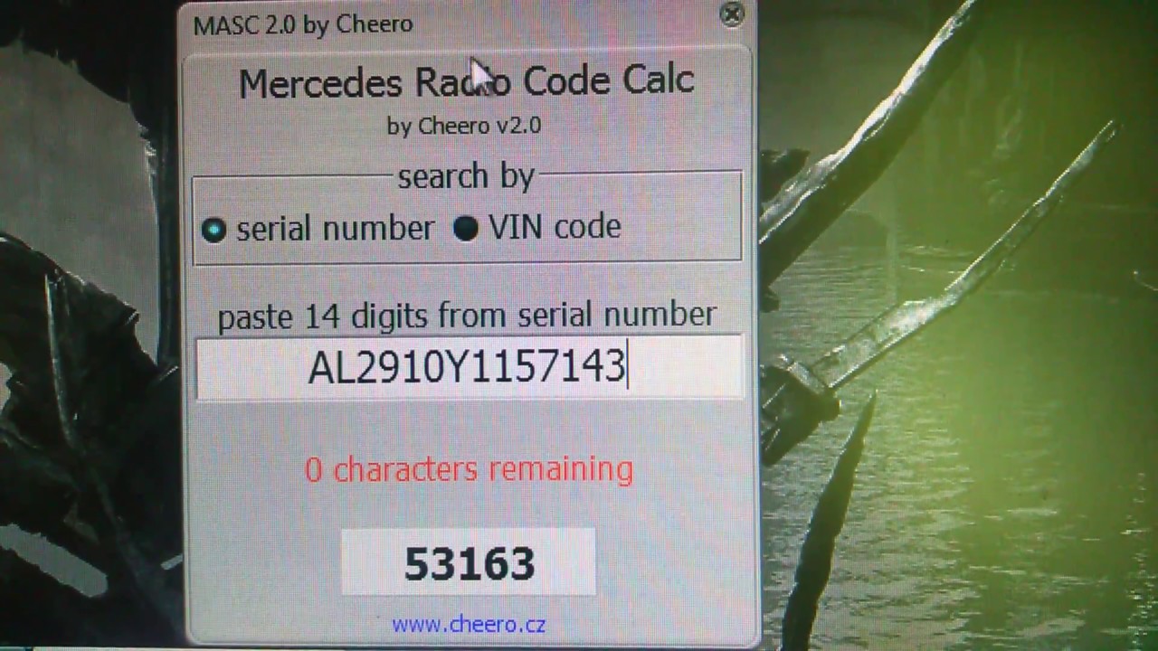 Universal radio code calculator free download